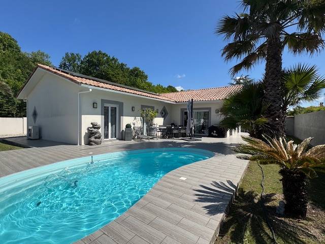 Maison de plain peid avec 3chambre et piscine sur cestas gazinet