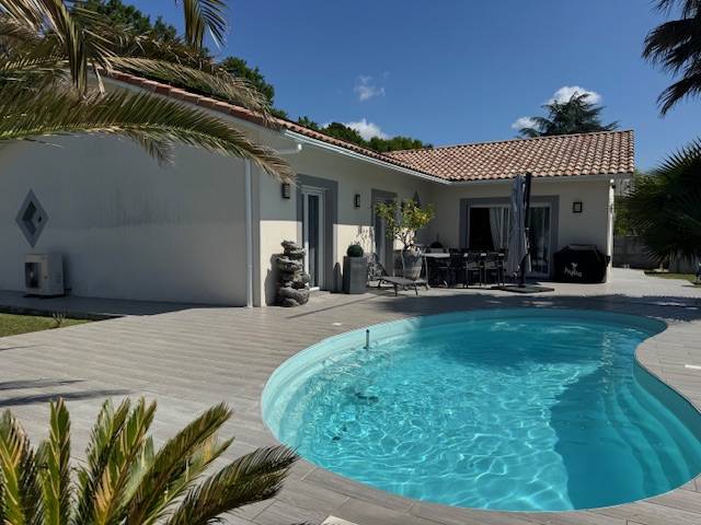Maison de plain peid avec 3chambre et piscine sur cestas gazinet