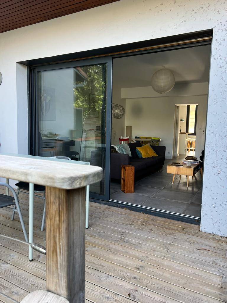 TALENCE, échoppe de 96m², 2 chambres, terrasse et jardinet