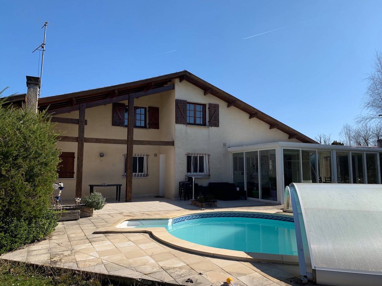 maison avec piscine a découvrir sur cestas rejouit