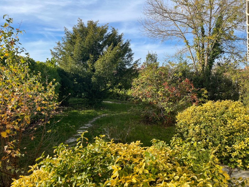 Maison de plain-pied, d'environ 100m², CESTAS Gazinet, 3 chambres, bureau et parcelle arborée de 1348m²