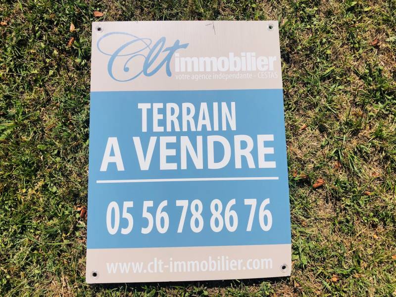 CESTAS BOURG TERRAIN A BATIR 600M² VIABILISE BORNE