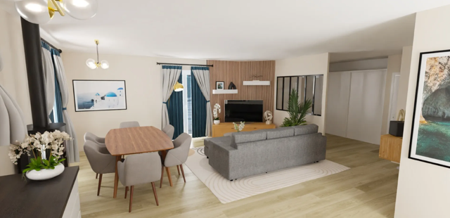 CESTAS bourg, maison individuelle de plain-pied  3 chambres sur 825m²